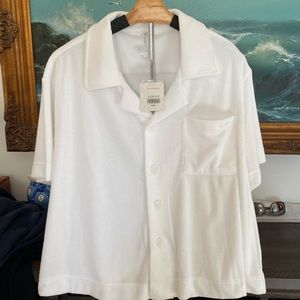 Fabletics White Terry top